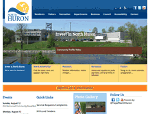Tablet Screenshot of northhuron.ca